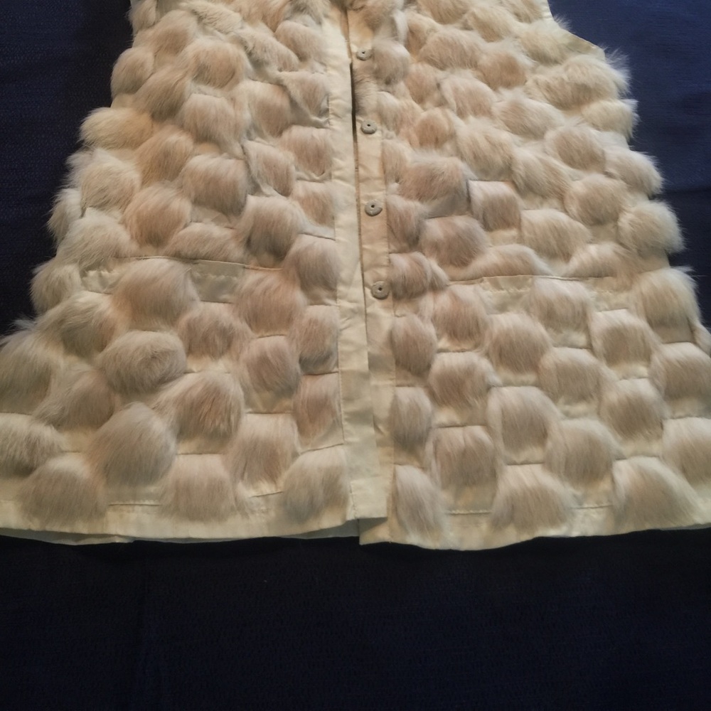 Rabbit Fur Vest.